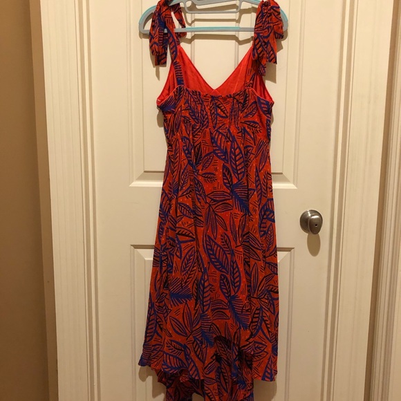 NWT Alexis Tropical Leaf Tie Strap Dress Small - Picture 9 of 10